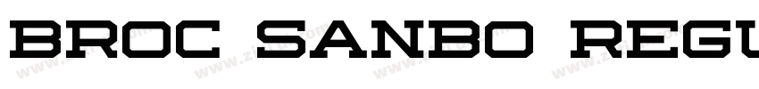 Broc Sanbo Regular字体转换